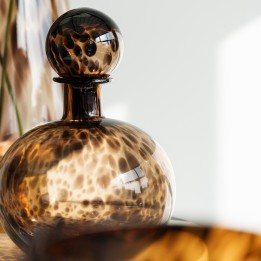 Brown glass carafe - Caramel - Kare Design