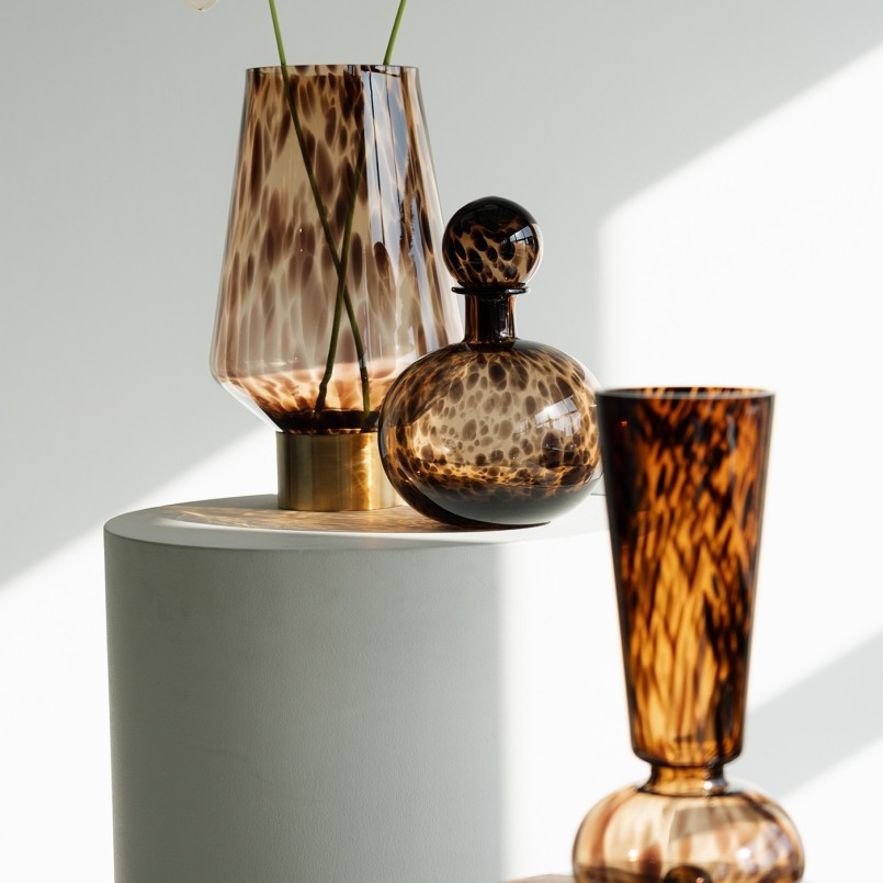 Brown glass carafe - Caramel - Kare Design