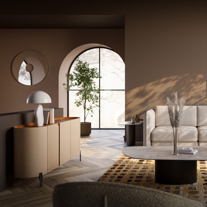 Buffet en simili cuir - Tango - Kare Design