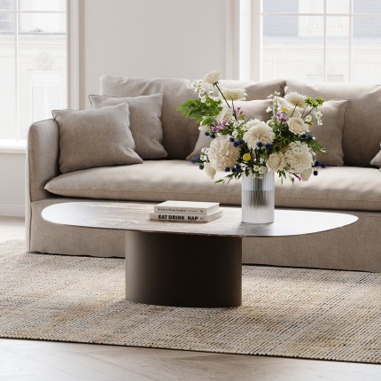 Sofa Boheme 3-seater cream Kare Design
