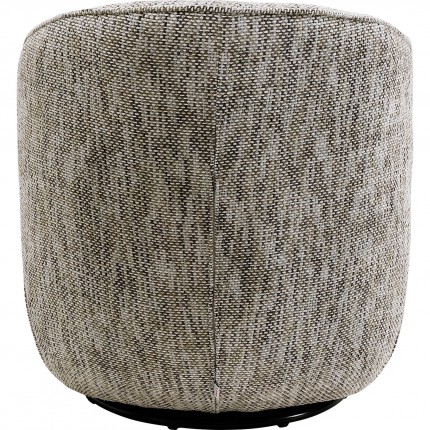 Fauteuil pivotant Ellie gris Kare Design