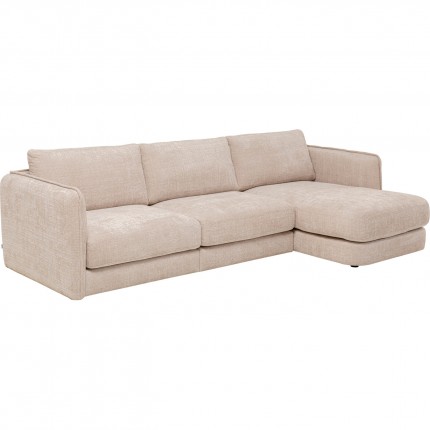 Corner Sofa Karma right cream Kare Design