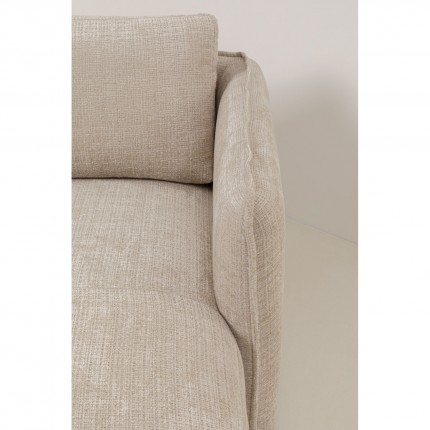 Corner Sofa Karma right cream Kare Design