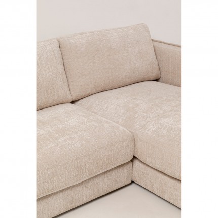 Corner Sofa Karma right cream Kare Design