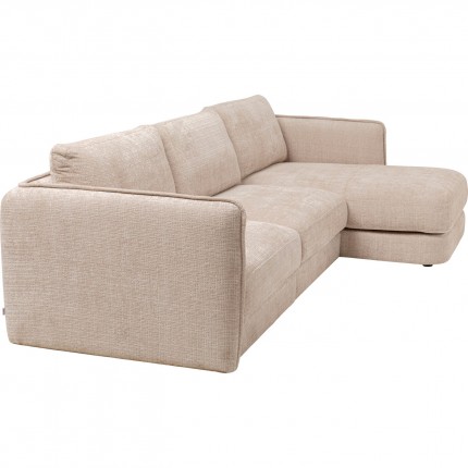 Corner Sofa Karma right cream Kare Design