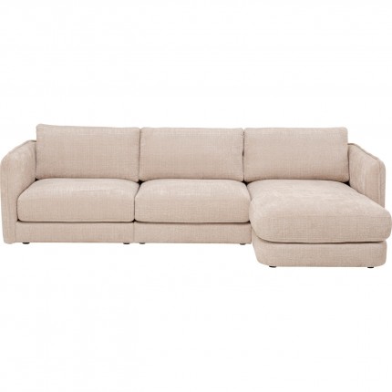 Corner Sofa Karma right cream Kare Design
