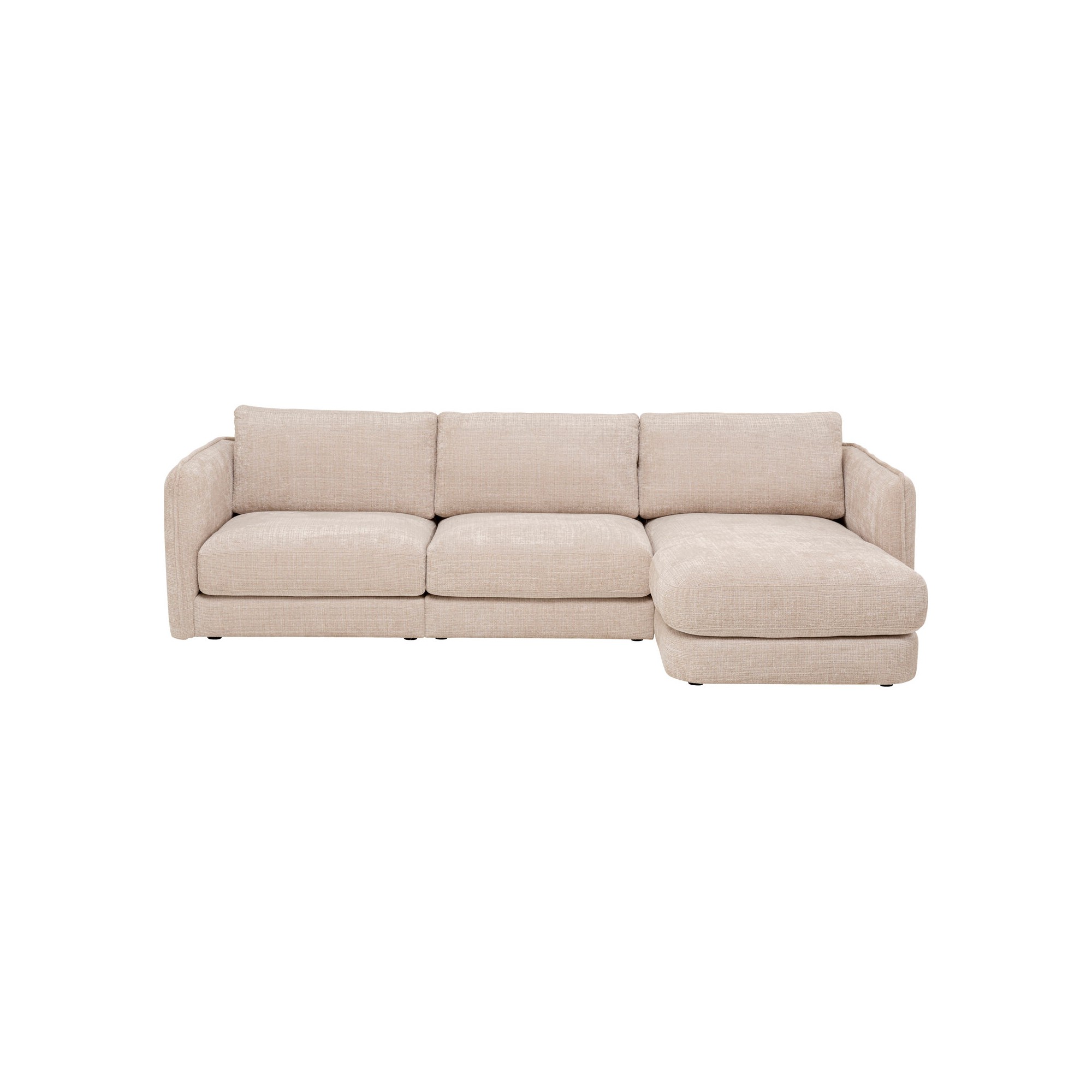 Corner Sofa Karma right cream Kare Design