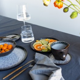 Assiettes grises en grès - Soho - Kare Design