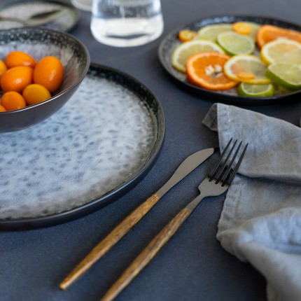 Bols Soho gris 18cm set de 4 Kare Design