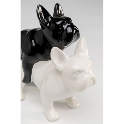 Déco Love Dogs blanc et noir Kare Design