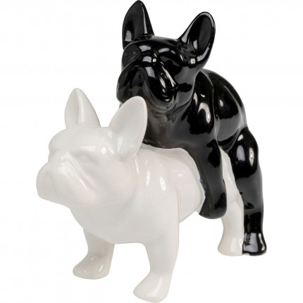 Déco Love Dogs blanc et noir Kare Design