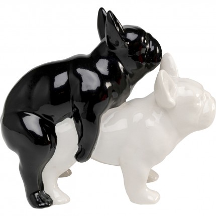 Déco Love Dogs blanc et noir Kare Design