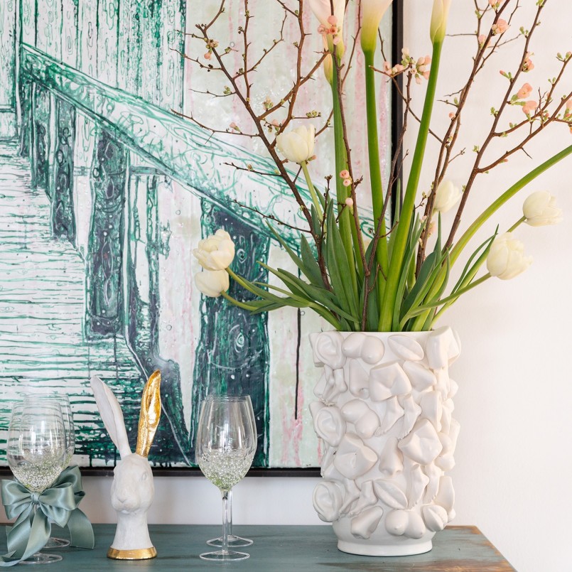 Vase parties du corps en relief - Body Art - Kare Design
