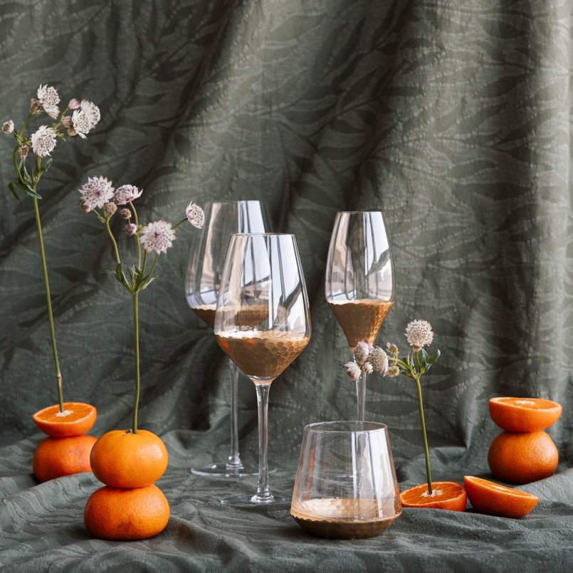 Flûtes à champagne Gobi set de 6 Kare Design