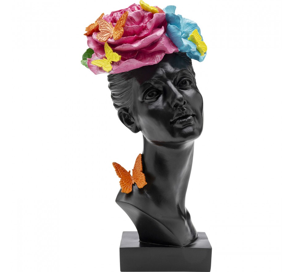 Déco femme noire papillons Kare Design Déco femme noire papillons Kare Design