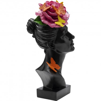 Deco butterfly black lady 41cm Kare Design