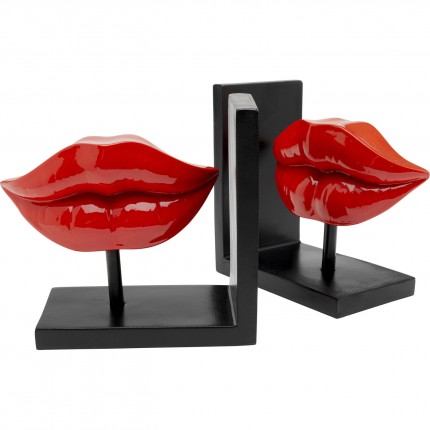 Bookend red lips (2/Set) Kare Design