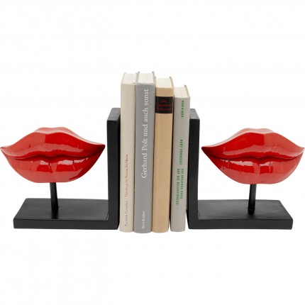 Bookend red lips (2/Set) Kare Design