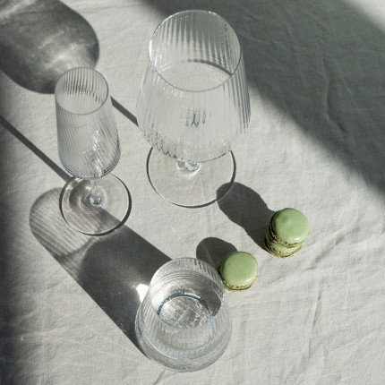 Verres à vin Riffle set de 6 Kare Design