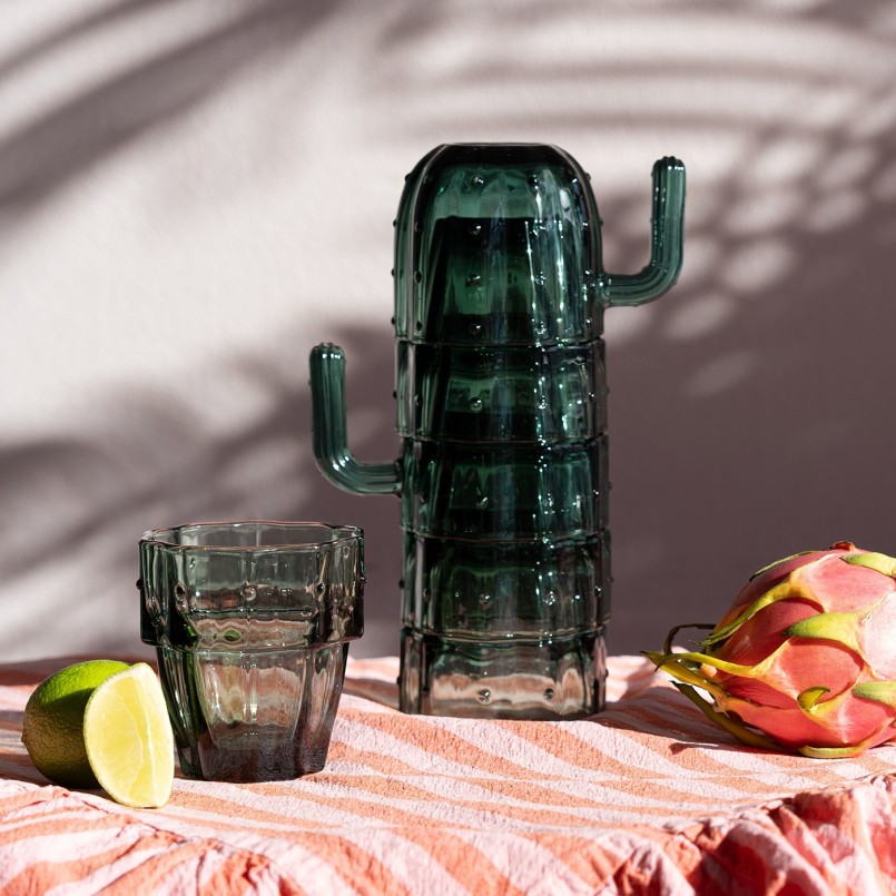 Water Glass cactus (6/set) Kare Design