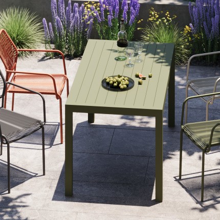 Outdoor Table Madagascar 140x80cm green Kare Design