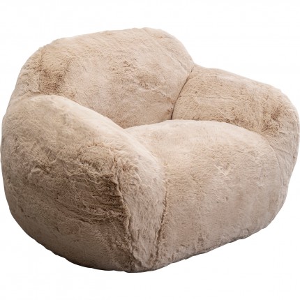Armchair Mika 115cm cream Kare Design
