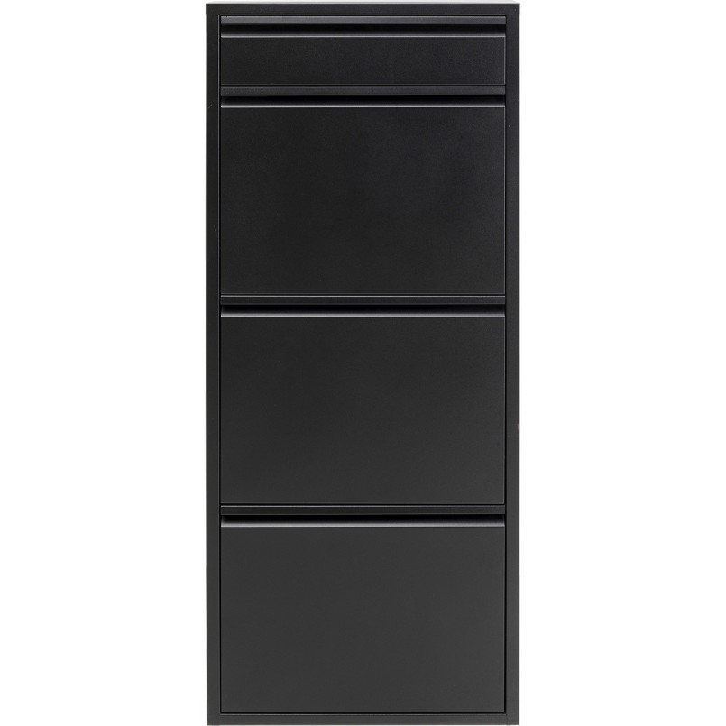 Shoe Container Caruso black 3+1 drawers Kare Design