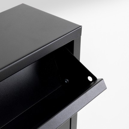 Shoe Container Caruso black 3+1 drawers Kare Design