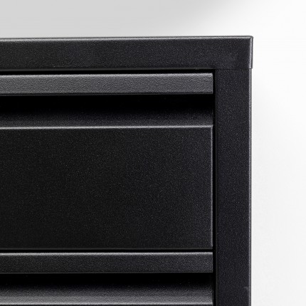 Shoe Container Caruso black 3+1 drawers Kare Design
