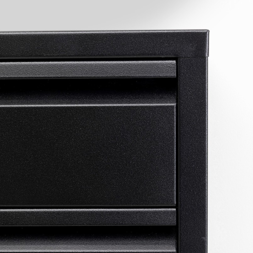 Shoe Container Caruso black 3+1 drawers Kare Design