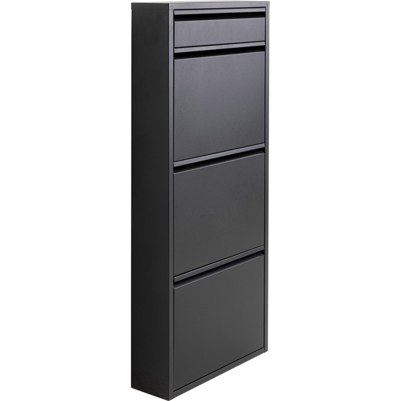 Shoe Container Caruso black 3+1 drawers Kare Design