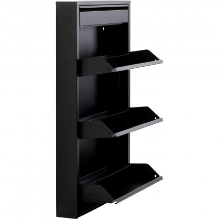Shoe Container Caruso black 3+1 drawers Kare Design