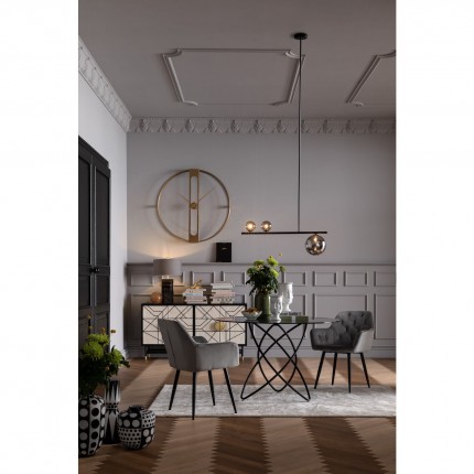 Wall Clock Clip Ø107cm gold Kare Design