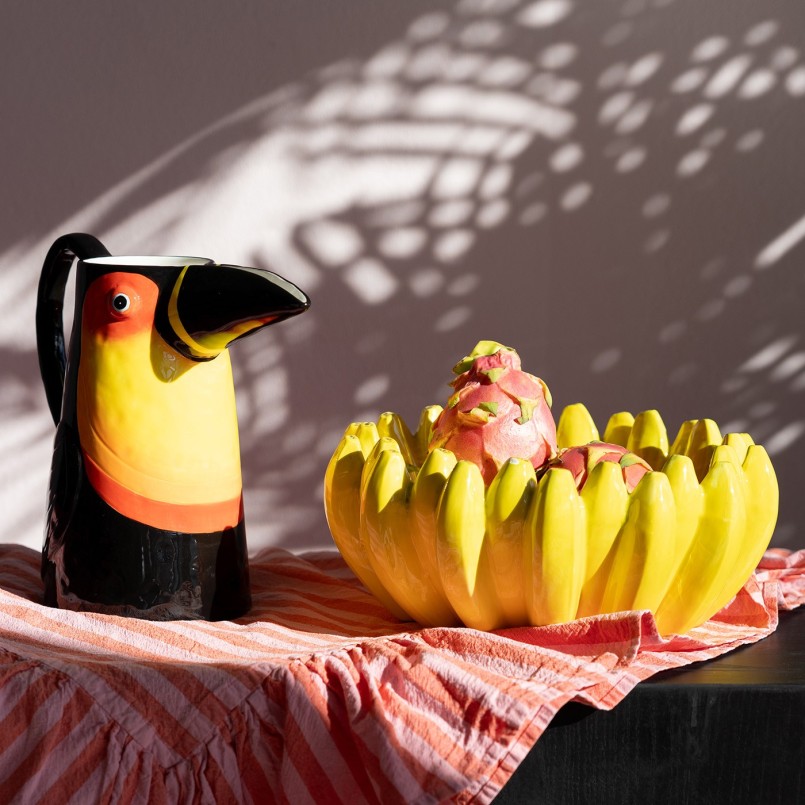Yellow ceramic banana bowl - Kare Design