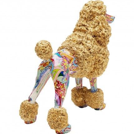 Deco gold poodle graffiti Kare Design