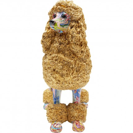 Deco gold poodle graffiti Kare Design