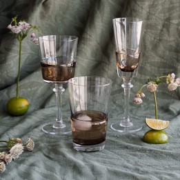 Wine Glass Mimi amber (4/set) Kare Design