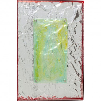 Tableau Crumple 60x90cm jaune Kare Design