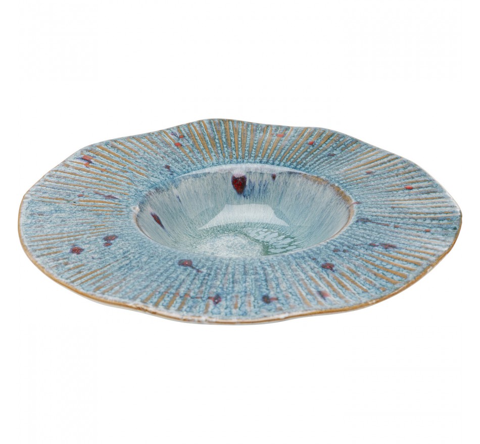 Assiette creuse Mina 26cm bleue Kare Design Assiette creuse Mina 26cm bleue Kare Design