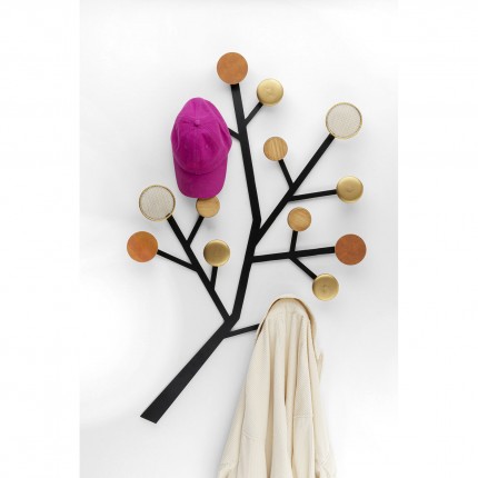 Wall Coat Rack Bubble Tree 112cm brown Kare Design