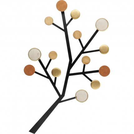 Wall Coat Rack Bubble Tree 112cm brown Kare Design