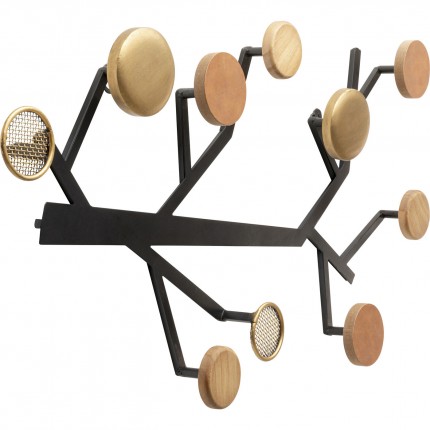 Wall Coat Rack Bubble Tree 40cm brown Kare Design