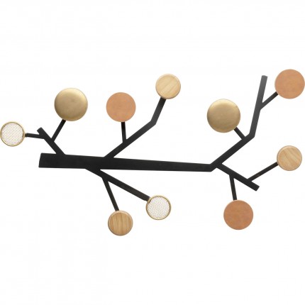 Wall Coat Rack Bubble Tree 40cm brown Kare Design