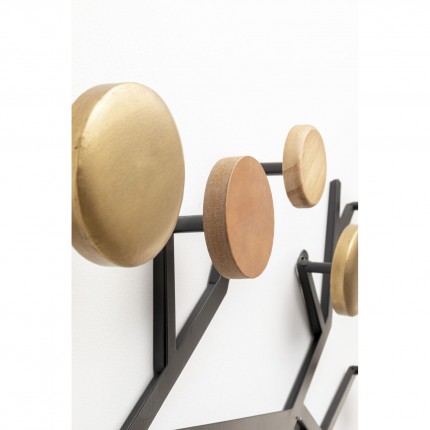 Wall Coat Rack Bubble Tree 40cm brown Kare Design