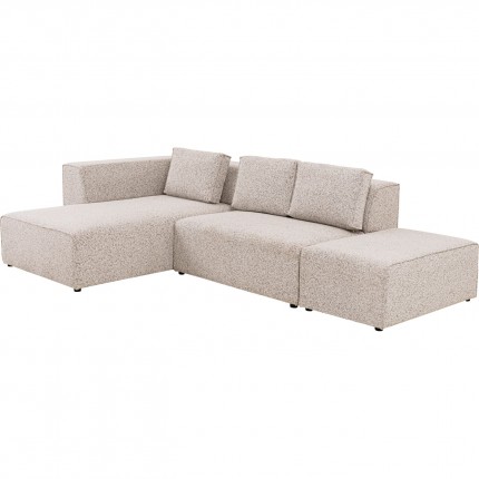 Corner Sofa Infinity left machiato Kare Design
