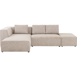 Canapé d'angle contemporain gauche machiato - Infinity - Kare Design