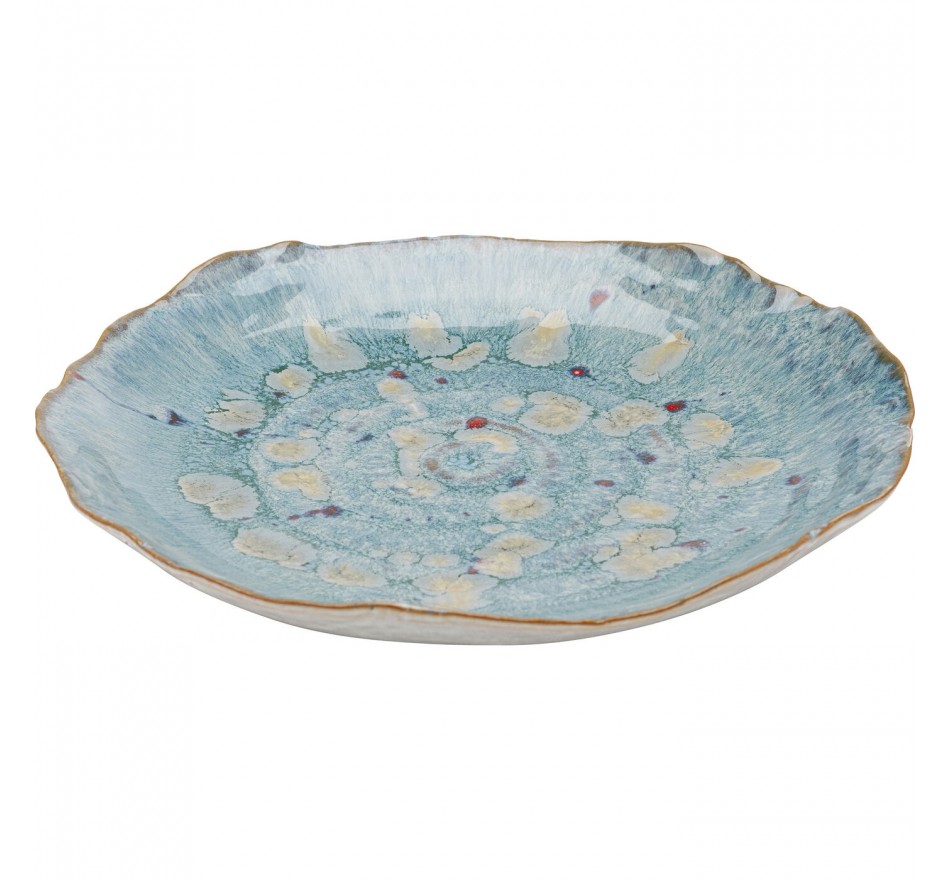 Assiette Mina 26cm bleue Kare Design Assiette Mina 26cm bleue Kare Design