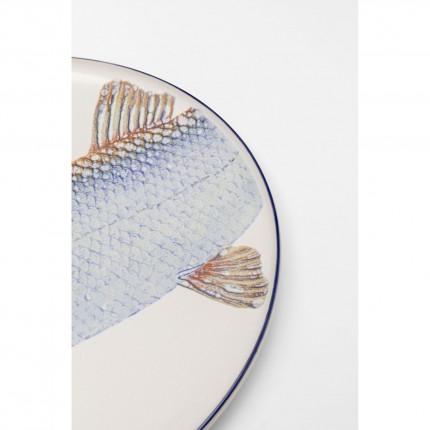 Assiettes poissons 27cm set de 8 Kare Design