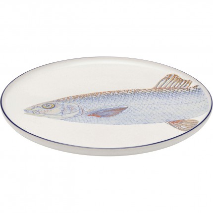 Assiettes poissons 27cm set de 8 Kare Design