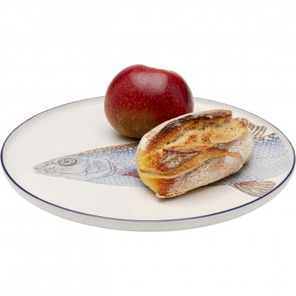 Assiettes poissons 27cm set de 8 Kare Design